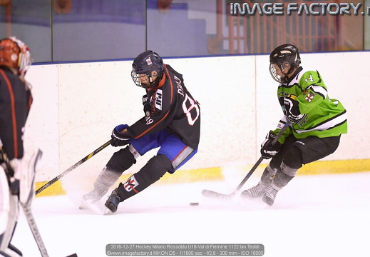 2016-12-27 Hockey Milano Rossoblu U16-Val di Fiemme (2-9)